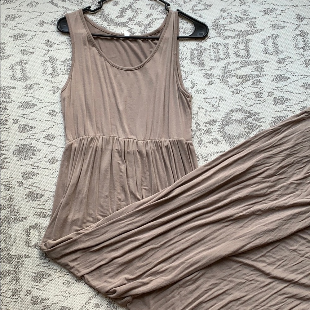Taupe Maxi Dress, never worn